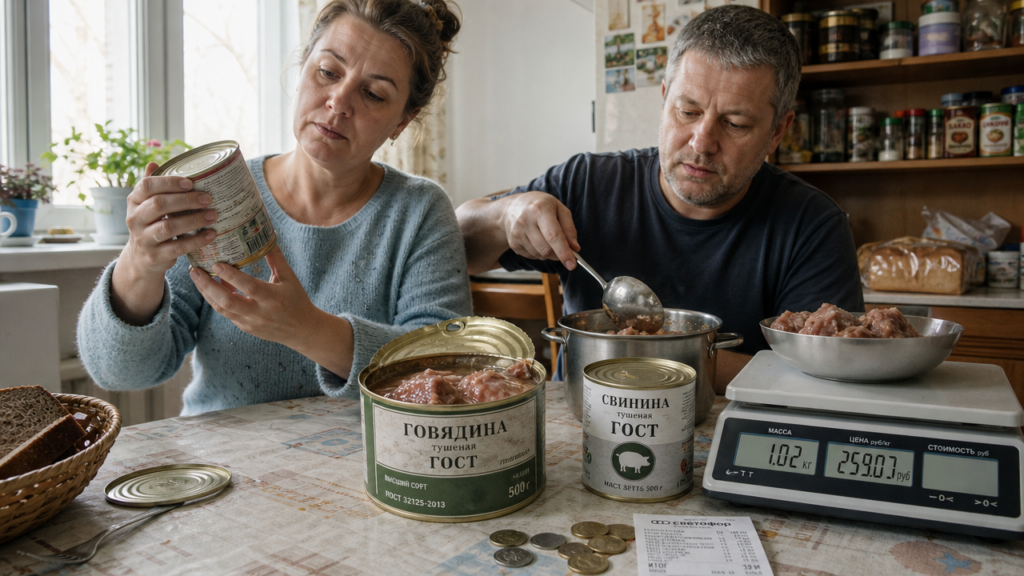 Тушенка высший сорт 500 г поможет выбрать мясо по ГОСТу